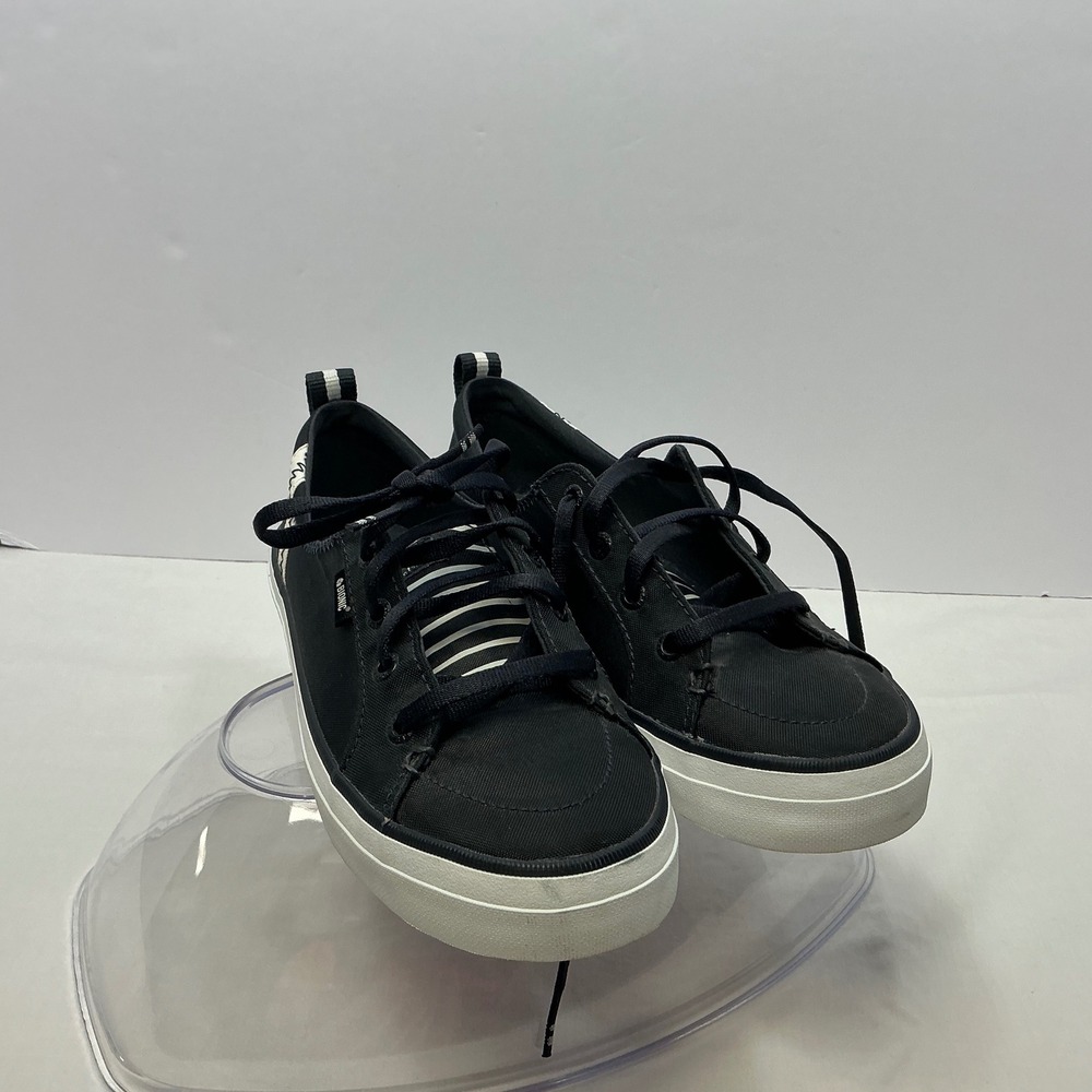 Sperry BIONIC Crest Vibe Canvas Sneakers Casual Comfort‎ Shoes Black Womens 7 - Picture 9 of 11